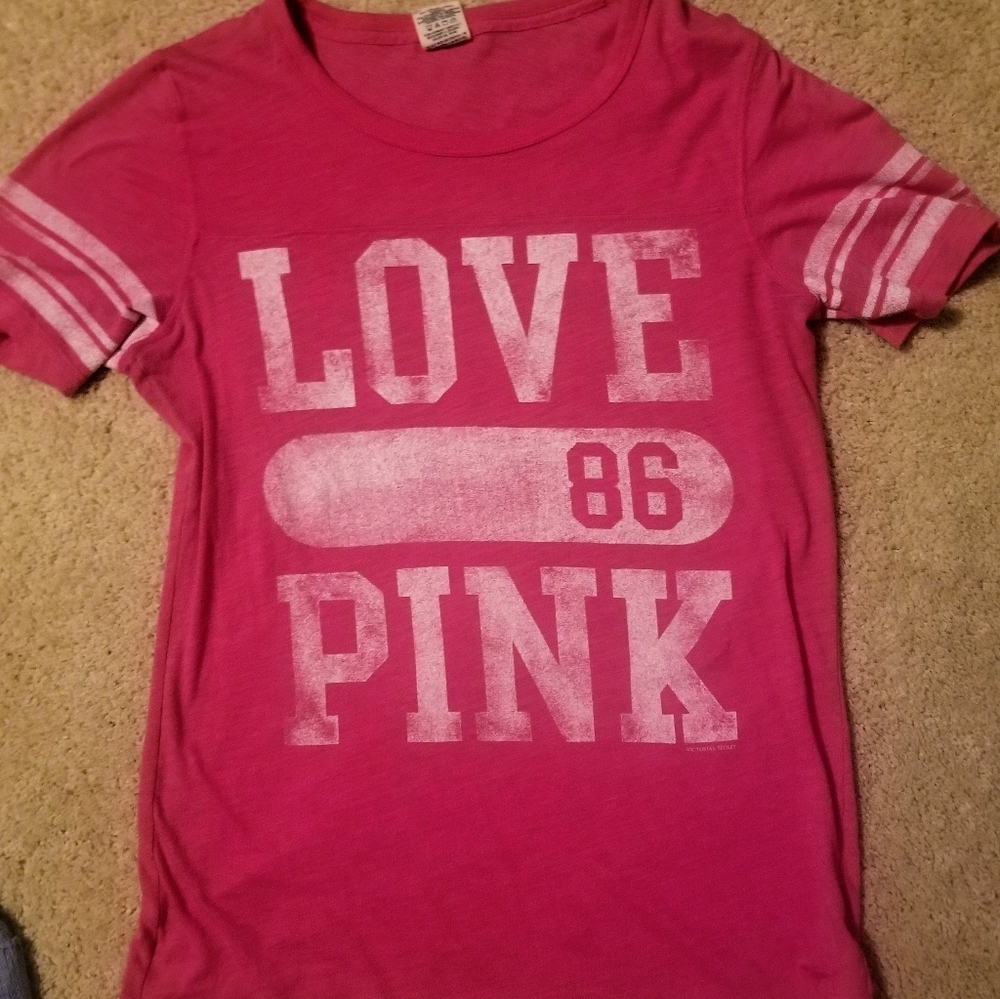 VS Pink Campus Varsity Tshirt